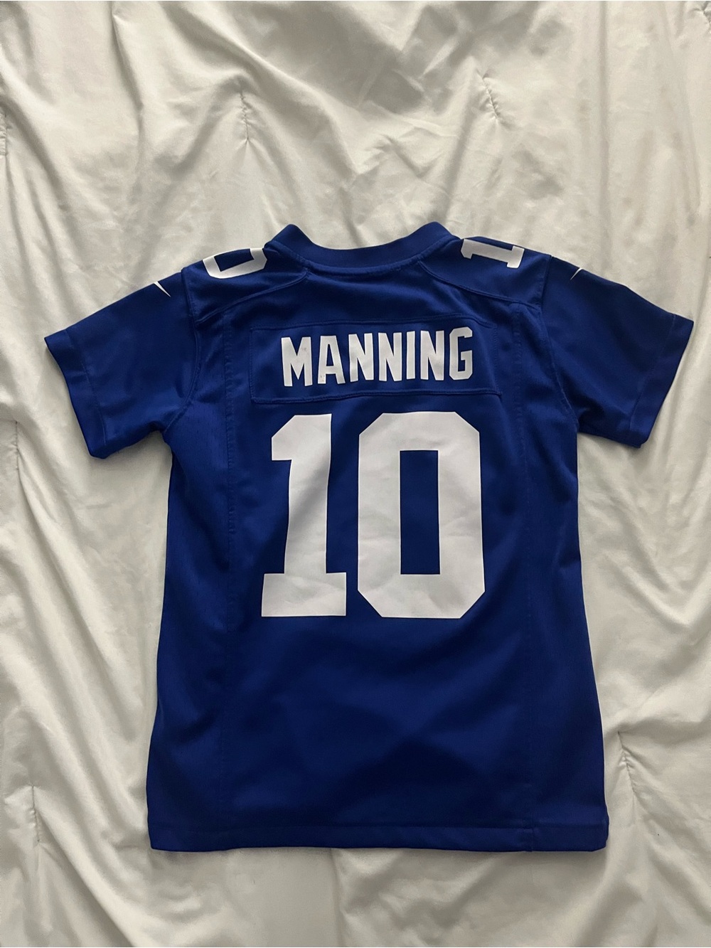 Blue #10 Manning Football Jersey - Shirt & Top 100% authentic